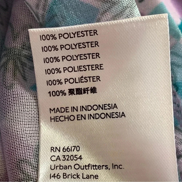 Urban Outfitters Cara Mesh Ruched Crop Top - Picture 9 of 10